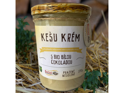 Božské Oříšky - Kešu krém s BIO bílou čokoládou, 390g