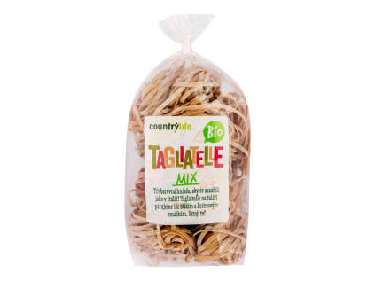 CountryLife - Těstoviny tagliatelle mix BIO, 400 g *CZ-BIO-001 certifikát