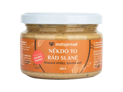 Nutspread - Někdo to rád slané, 250g Expirace 10.5.2021