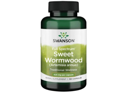 Swanson Full Spectrum Wormwood (Pelyněk pravý), 425 mg, 90 kapslí