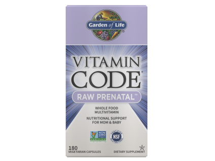 Garden of Life Vitamin Code RAW Prenatal (multivitamín pro těhotenství), 180 rostlinných kapslí