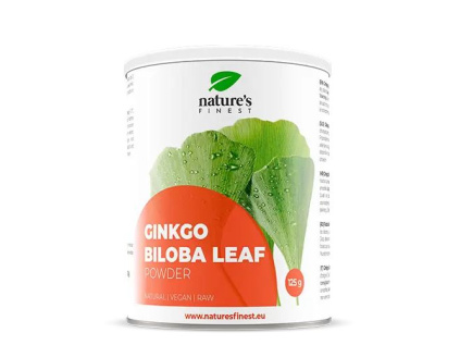 ginko biloba leaf powder nutrisslim superfood organic vegan raw
