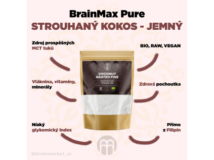 kokos strouhany 200 g brainmax pure jpg eshop