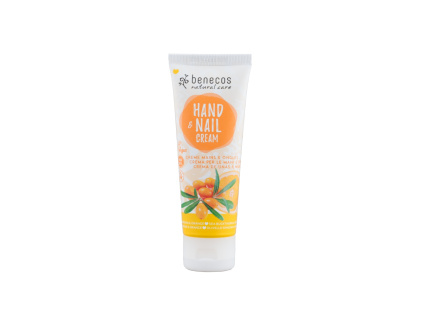 Benecos - Krém na ruce a nehty rakytník a pomeranč, 75 ml