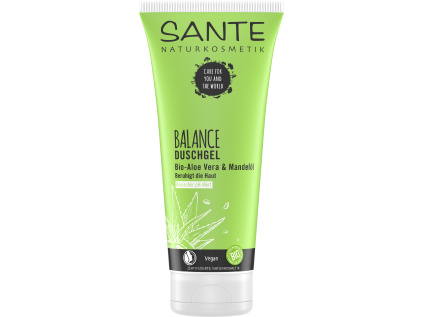 Sante - Sprchový gel Balance, Bio Aloe & Mandlový olej 200 ml