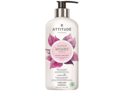 Attitude - Přírodní mýdlo na ruce - Super leaves s detoxikačním účinkem - čajové listy, 473 ml