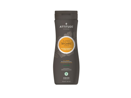 Attitude - Přírodní pánský šampón & tělové mýdlo 2 v 1 s detoxikačním účinkem - normální vlasy, 473 ml