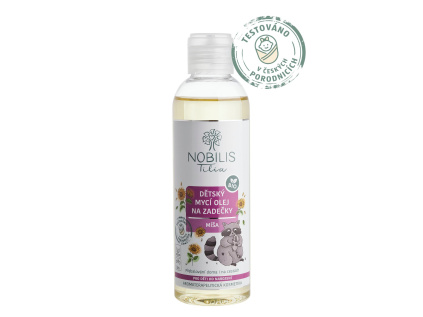 Nobilis Tilia Dětský mycí olej na zadečky Míša, 200 ml  S heřmánkem římským