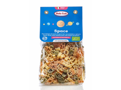 Dalla Costa - BIO Dětské těstoviny Space tricolore, 200 g CZ-BIO-001 certifikát