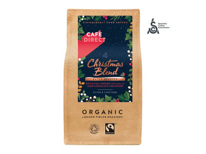Cafédirect - Christmas Blend SCA 82 mletá káva Peru & Honduras BIO, 227g