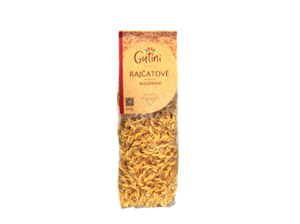 Gutini - Rajčatové těstoviny bezlepkové, bez kukuřičné mouky, 250 g