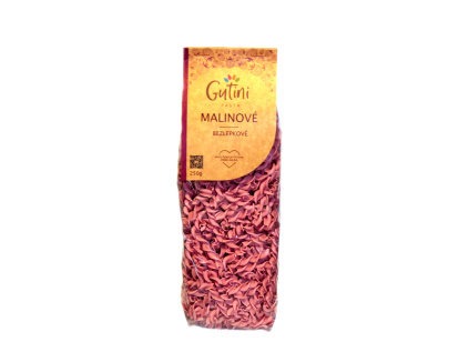 Gutini - Malinové těstoviny bezlepkové, bez kukuřičné mouky, 250 g