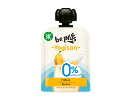 Be Plus - BIO kapsička banán a jogurt, 0% cukru, 90 g