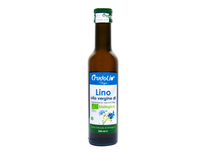 Crudolio - Lněný olej BIO, 250 ml  *IT-BIO-009 certifikát