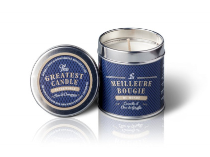 The greatest candle v plechovce vonná svíčka hřebíček skořice