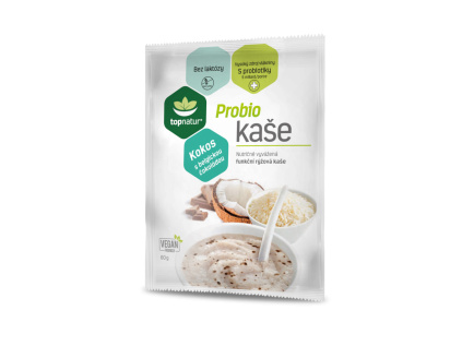 Topnatur - Probio kaše, kokos s belgickou čokoládou, 60 g