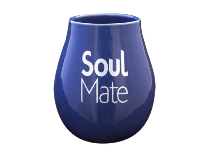 eng pl Gourd ceramic blue Soul Mate 400ml 2632 2