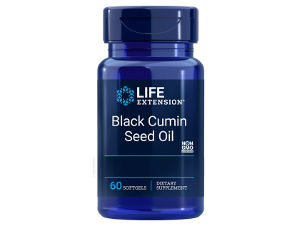 Life Extension Black Cumin Seed Oil (olej ze semen černého kmínu), 60 softgelových kapslí