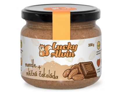 mandle mléčná čokoláda luckyalvin