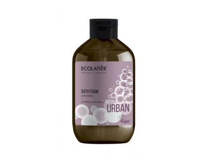 Ecolatiér Urban - Antistresová pěna do koupele, levandule a nektarinka, 600 ml