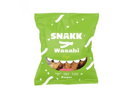 Snakk Chips, Wasabi, 70 g