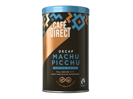 Cafédirect Machu Picchu instantní káva bez kofeinu, 100 g  Mrazem sušená 100% Arabika