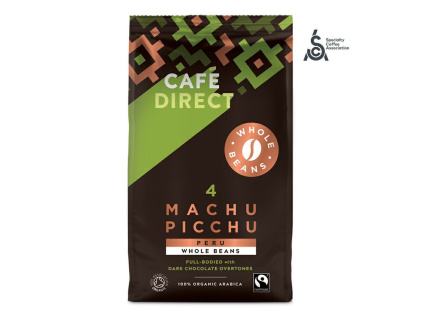 Cafédirect - BIO Machu Picchu SCA 82 zrnková káva, 750g, EXP. Expirace 17/11/2022