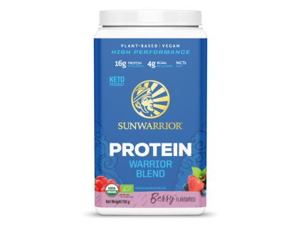 Sunwarrior Protein Blend BIO - Lesní plody - 750g  Doplněk stravy