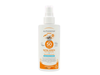 alphanova opalovaci krem pro miminka spf 50 125 ml bio