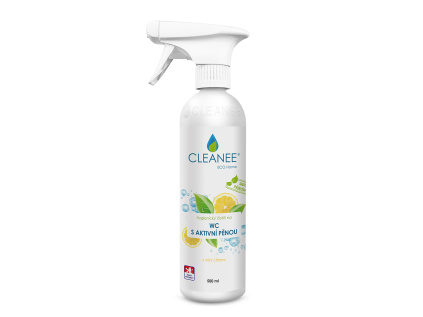 Cleanee ECO hygienický čistič WC s aktivní pěnou s vůní citronu 500 ml