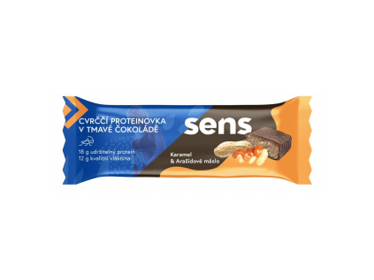 15405 sens cvrcci proteinovka v tmave cokolade karamel arasidove maslo 60 g