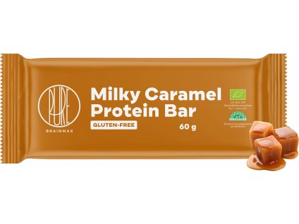 milky caramel protein bar