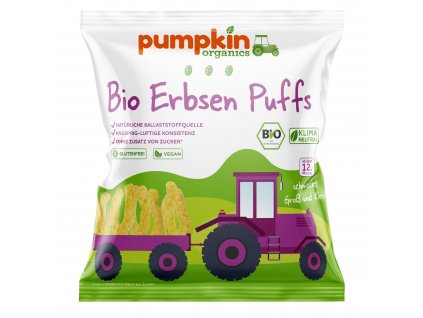 PumpkinOrgaincs Bio Erbsen Puffs Vorderseite (2)