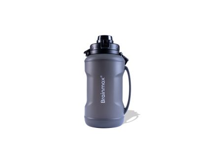 BrainMax Tank bottle, silikonová lahev na vodu, 2 l  Praktická skládací lahev, bez BPA!