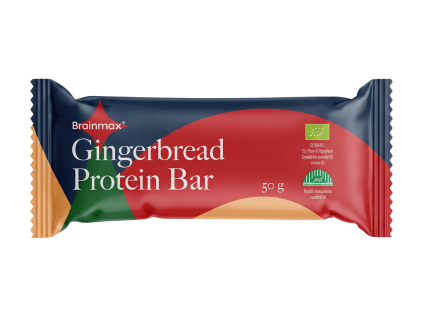 Brainmax gingerbread protein bar
