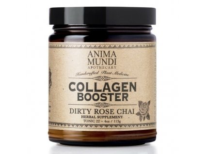 anima mundi collagen booster dirty rose chai plant based 113 gram