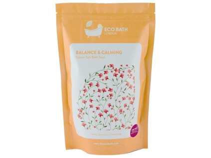 eco bath epsom salt bath soak balance calming 1000 gram