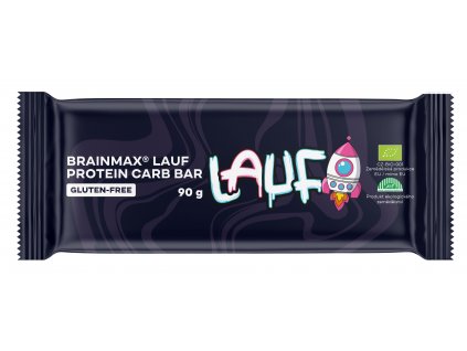 BrainMax Lauf Protein Carb Bar, proteinová-sacharidová tyčinka, BIO, 2x45 g