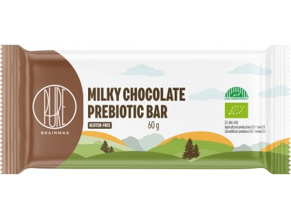 milky chocolate prebiotic bar vizual