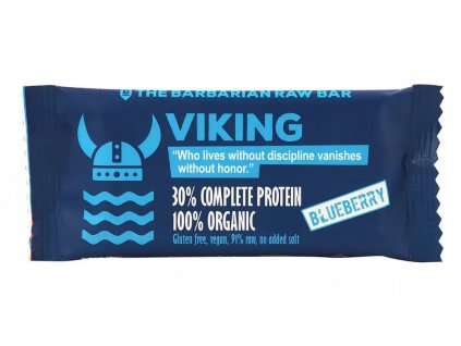The Barbarian Proteinová Tyčinka Organic Viking Blueberry, 50 g  Protein Bar