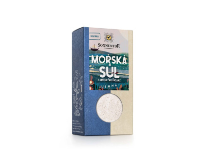 Sonnentor Mořská sůl s mořskými řasami, 150 g