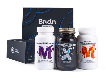 BrainMax Vánoční sada pro mysl v pohodě  Trojice produktů pro mentální wellness, doplněk stravy