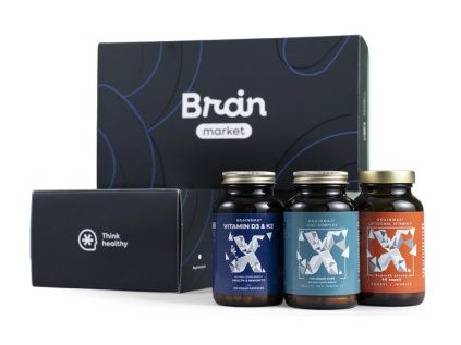 BrainMax sada TRIO IMUNITA  Komplexní podpora imunity v dárkovém balení pro milovníky zdravého životního stylu, doplněk stravy