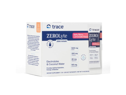 Trace Minerals Zerolyte, Salty Berry Lemonade, 30 sáčků