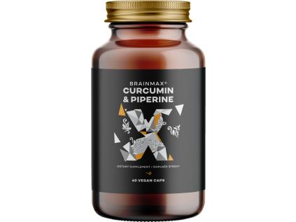 BrainMax Curcumin Piperine vizualspozadim