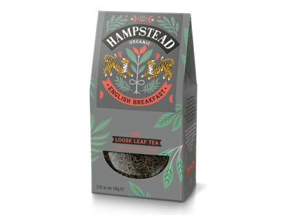 Hampstead Tea London BIO English Breakfast sypany cerny caj 100g