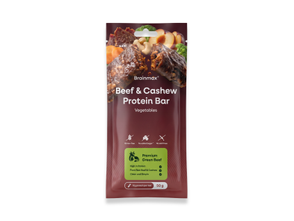 Brainmax beef cashew bar vegetable