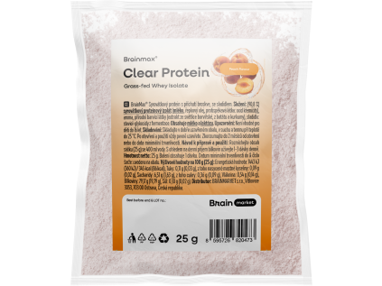 Brainmax Clear protein peach sampler