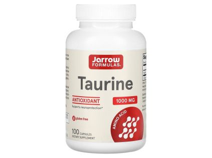 Jarrow Formulas Taurin, 1000 mg, 100 kapslí  Taurin v želatinových kapslích, 1000 mg v denní dávce, doplněk stravy