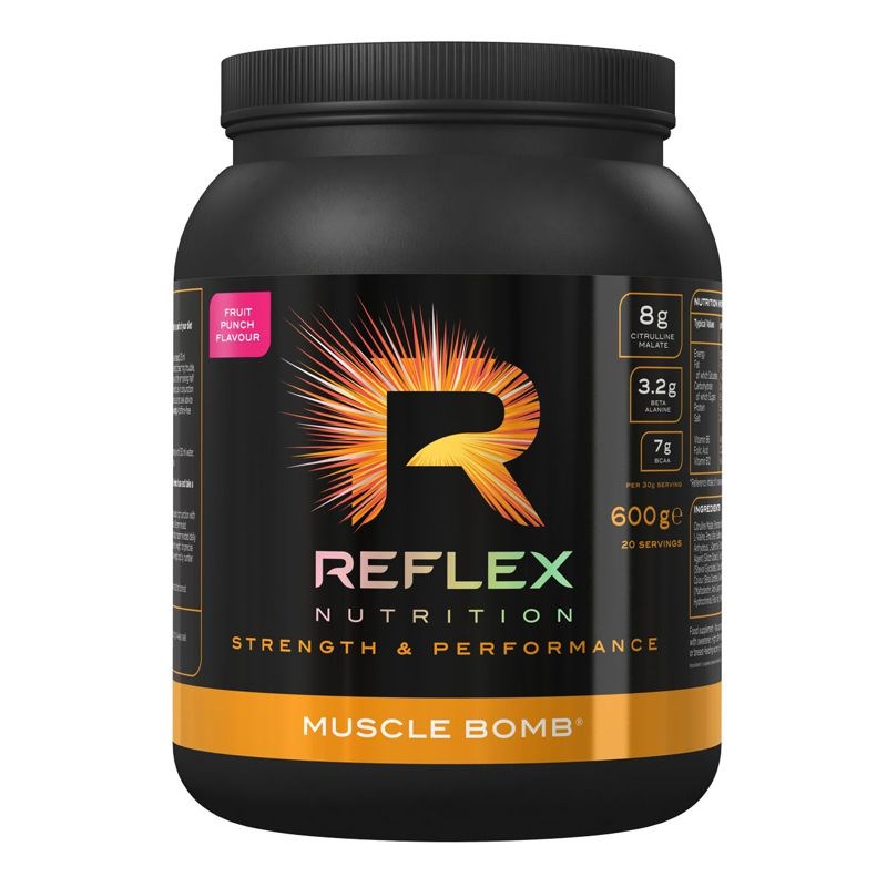 Reflex Nutrition Muscle bomb 600 g fruit punch Obrázek